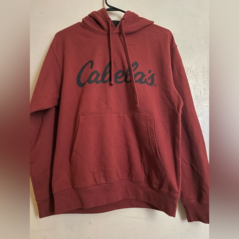 Never used red Cabela’s hoodie